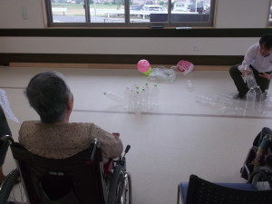 ボウリングの様子